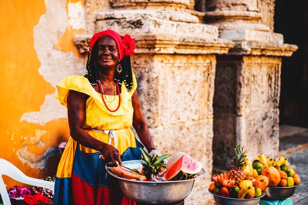 Palenquera Cartagena Colombia